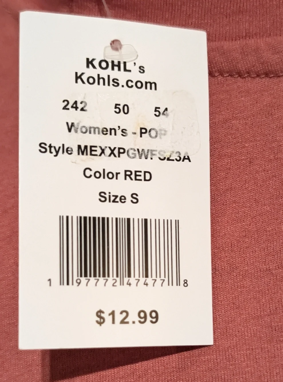 🇺🇸 NWT Mighty Fine Red White and Blue Glitter Graphic Tee Size Small 🇺🇸 - Picture 7 of 7